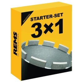 REMS UDKB Set Universal-Diamantbohrkronen 62-82-132 Nass/ Trocken