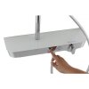Thermostatarmatur mit Ablage, Regenbrausebrause 250mm, Handbrause (5-fach)
