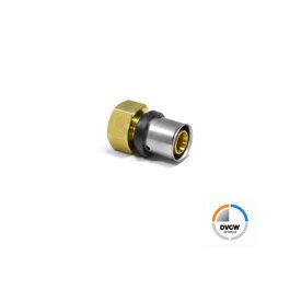 Übergangsverschraubung flachdichtend 20x2mm - 1" IG