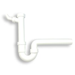 Rurowy syfon z wężykiem do zlewozmywaków, 1 1/2" x 40mm