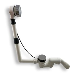 Armatura odpływowo-przelewowa do standardowych wanien 1 1/2" x 40/50mm, chrom