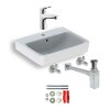 Exclusive Waschtisch-Set inkl. Waschtisch, Armatur und Zubeh&ouml;r