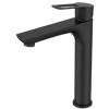 Intenso black Waschtischarmatur mit hohem Auslauf, schwarz