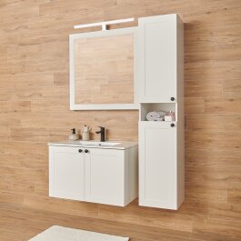 5-teiliges Badmöbel-Set VICTORY - weiß matt