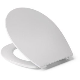 Swansea WC-Sitz slim mit Edelstahlbefestigung, weiß