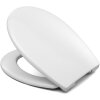 Chelsea WC-Sitz mit Edelstahlbefestigung mit Absenkautomatik und Take-Off, wei&szlig;