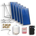 ZUP Solarkollektorenpaket 2 bis 5 Kollektoren Flach- oder...