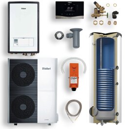 Pompa ciepÅ‚a powietrze-woda aroTHERM plus VWL 125/6 A 12 kW z zasobnikiem c.w.u. i sensoCOMFORT firmy Vaillant