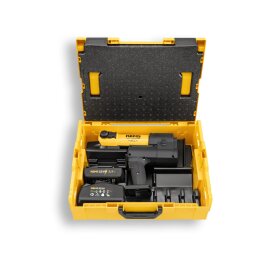 Rems Akku-Press E 22 V ACC Basic-Pack Radialpresse bis 108 mm in L-Boxx