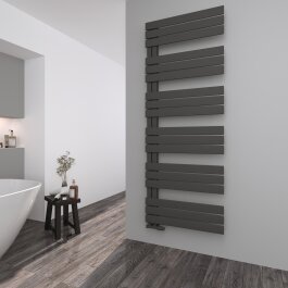 Badheizkörper & Handtuchheizkörper OSLO - Anthrazit - seitlich offen in verschiedenen Größen