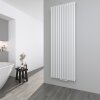 Design Paneelheizk&ouml;rper Vertikal Doppellagig Wei&szlig; COMO 500 x 1800mm