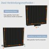 Design Paneelheizk&ouml;rper Vertikal Doppellagig Schwarz COMO in verschiedenen Gr&ouml;&szlig;en