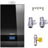 Buderus Gas-Brennwerttherme Logamax plus | GB182i.2-25 H | 25 kW | schwarz | Logaplus-Paket mit Wartungsh&auml;hnen