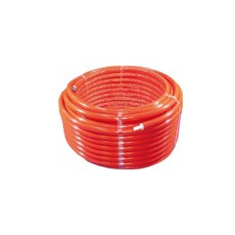Wavin Tigris Mehrschichtverbundrohr isoliert 13mm | 25 m | Rolle | 25x2,5 mm | rot | PE-Xc-AL-PE-HD | Max. Betriebsdruck 10 bar | Max. Betriebstemperatur 95°C