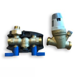 CALEFFI SICAL® Sicherheitsgruppe 3/4" 10,0 bar, DN20 mit Doppelabsperrung und Druckminderer 528151