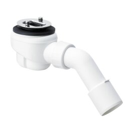 Ablaufgarnitur Viega Domoplex für Duschwannen mit 52mm Ablaufloch-Ø, 70 x 40/50, weiss