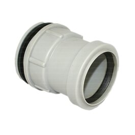 Viega Zulaufstutzen in 50mm, Kunststoff grau