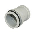 Viega Zulaufstutzen in 50mm, Kunststoff grau