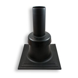 Wolf Schachtabdeckung DN110 Kunststoff inkl. Mündungsstück UV-stabilisiert