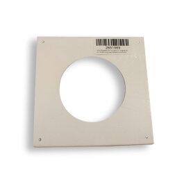 Wolf Rosette DN110 weiß, für Abgasrohr zur Abdeckung des Mauerdurchbruchs