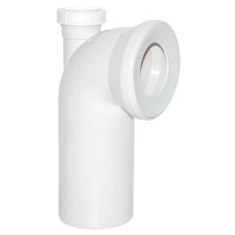 Viega WC Anschlussbogen 90 Grad mit Abgang 50mm nach oben, wei&szlig;