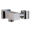 Wandanschlussbogen AQUASQUARE2 mit Halter, 1/2"x1/2", chrom