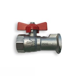 Pumpen-Kugelhahn aus Pressmessing mit Schwerkraftbremse