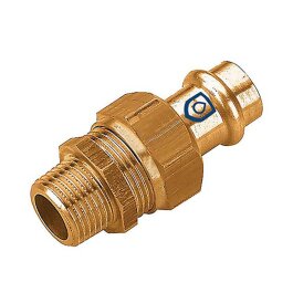 Rotguss Pressfitting Verschraubung 18mm x 3/4" AG